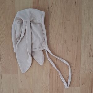 Adorable Baby Cream Bunny Ear Bonnet Hat